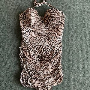 NWOT Victoria’s Secret swimsuit sz 12c leopard